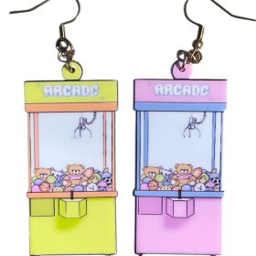 Retro Claw Machine Arcade earrings