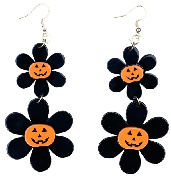Jack O Lantern Bloom Earrings