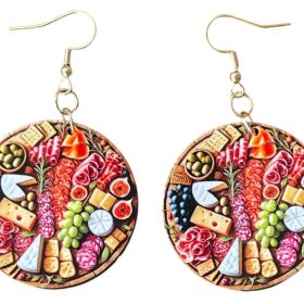 Nice Spread! Charcuterie Board Earrings