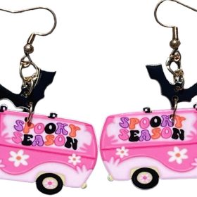 Spooky Mystery Van Halloween Earrings