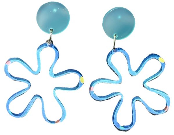 Y2K Bikini Bottom Splash Earrings